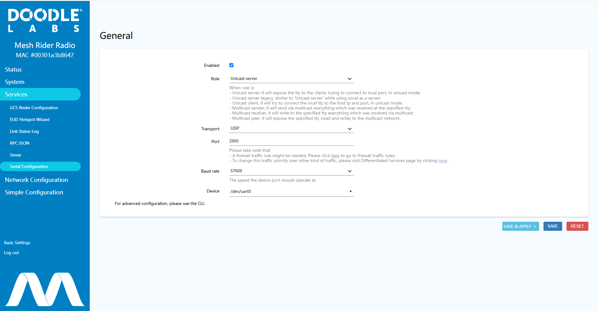 Serial Config Server